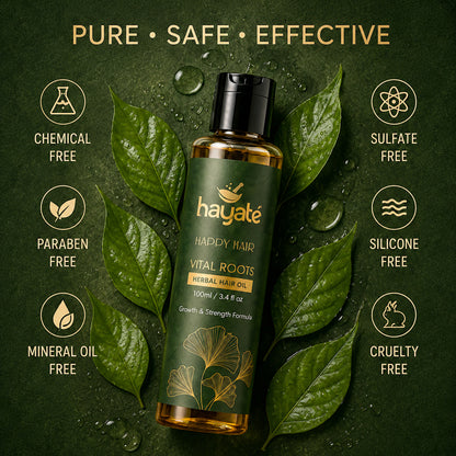 Hayate Vital Roots Herbal Hair Oil